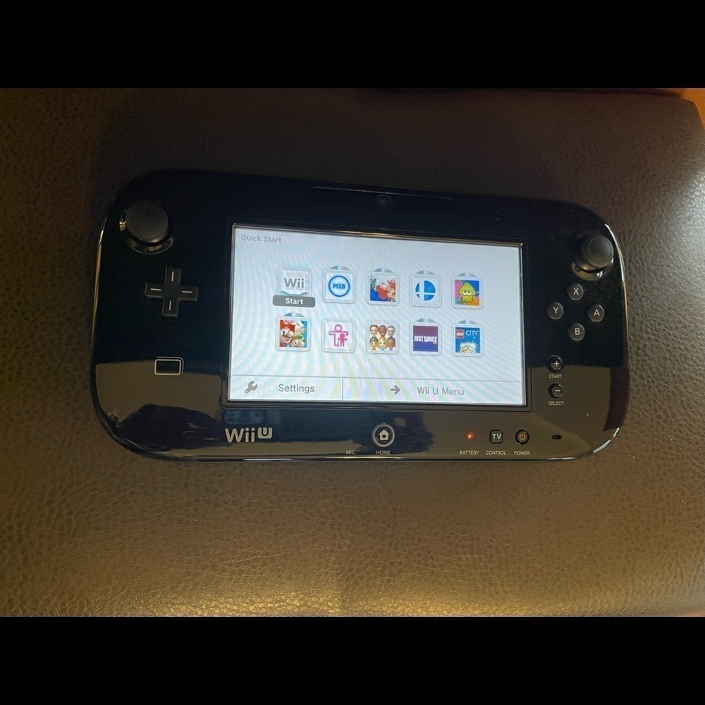 🕹HP🕹 NINTENDO Wii U 32GB Black Console GamePad COMPLETE W/4 Games. - Picture 5 of 12